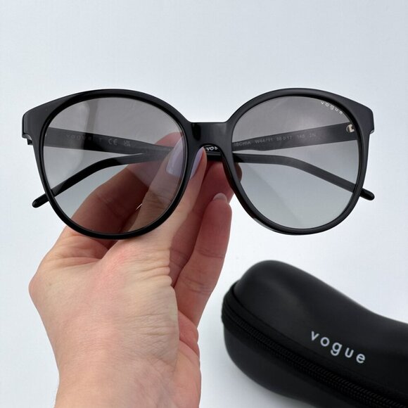 Vogue Women  BRAND NEW Sunglasses Black Grey Gradient Butterfly VO5509S W44/1156 - Picture 2 of 9